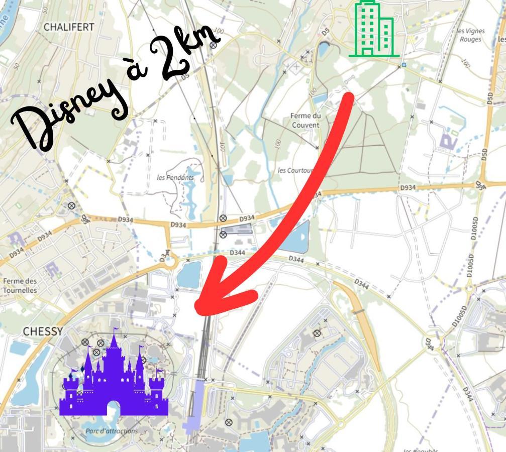 Appartement Cosy Tres Proche Disney 考普瓦利 外观 照片